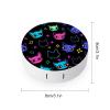 VHPVHP Contact Lenses Case Kit, Cute Cat Contact Lens Case with Mirror,Portable Contact Box Travel Kit with Tweezers Remover for Outdoor And Office Daily Use view 2