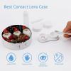 VHPVHP Contact Lenses Case Kit, Gnome Contact Lens Case with Mirror,Portable Contact Box Travel Kit with Tweezers Remover for Outdoor And Office Daily Use view 3