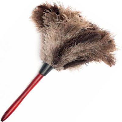 Ostrich Feathers Duster,Fluffy Natural Feather Duster for Cleaning Supplies Washable,Household Dust Cleaning Tools Accessories Handle Dusters
