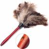 Ostrich Feathers Duster,Fluffy Natural Feather Duster for Cleaning Supplies Washable,Household Dust Cleaning Tools Accessories Handle Dusters view 2