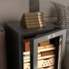 Electronic Cigar Cabinet Constant Humidity Cigar Humidor Smart Cigar Cabinet Cedar Wood Humidor Adjustable Humidity view 2