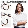 QxAiVMin Oversized Square Reading Glasses, Blue Light Blocking Big Frame Readers for Women, Large Compuer Goggle Eyeglasses view 4
