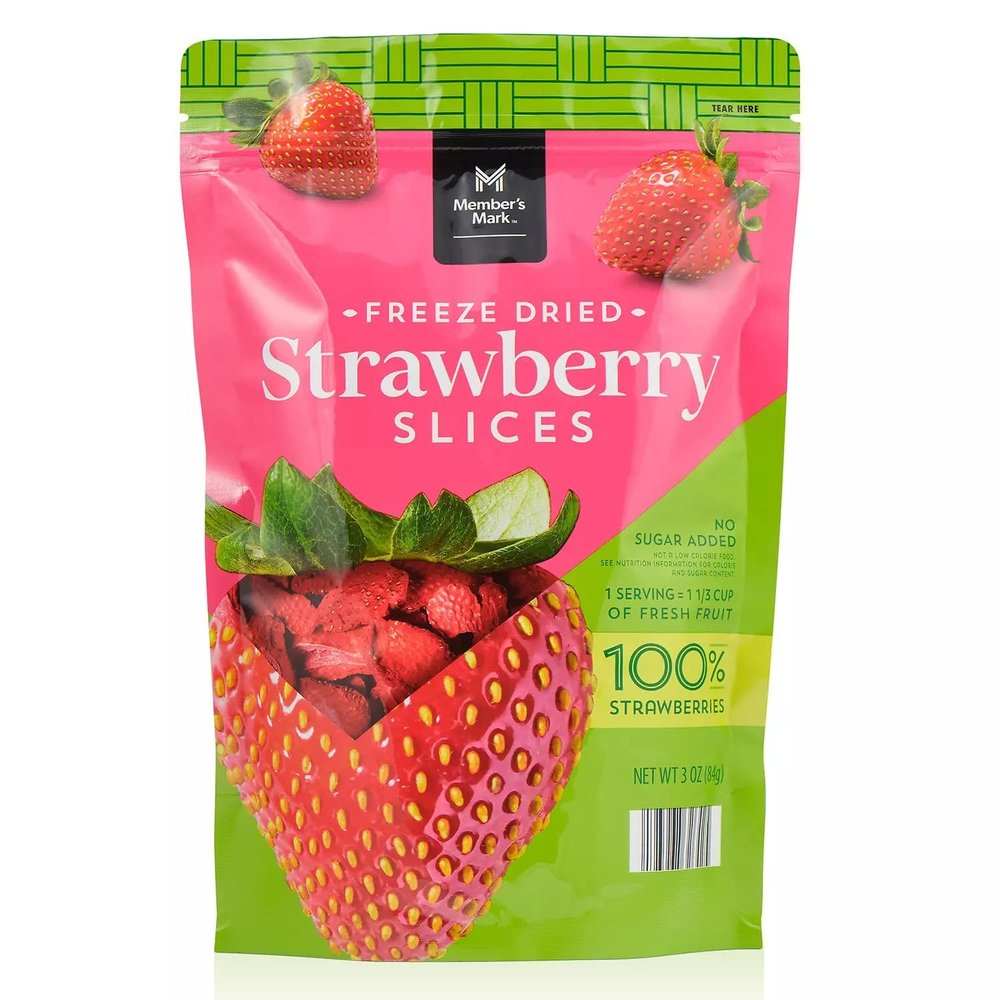 Member's Mark Freeze Dried Strawberry Slices (3 Ounce)