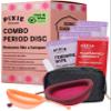 Pixie 2 Menstrual Discs for Feminine Care - 100% Medical-Grade Silicone - Ranked 1 for Softest Reusable Period Disc - Removes Like a Tampon - Wear 12 Hours - Capacity of 5 and 7 Tampons view 1