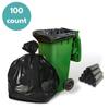 33 Gallon Black Trash Bag, 100 Bags, 1.25 Mil Thick, For Commercial Kitchen, Warehouse, Office, Janitorial, Can Liners, Large Garbage Bags view 2