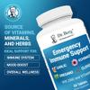 Dr. Berg Emergency Immune Support w/Echinacea - Potent Blend of Herbal Extracts (Warning: Strong Herbal Smells) - Immune Support Supplement Includes 2,000 IUs of Vitamin D & 10mg of Zinc - 60 Tablets view 2