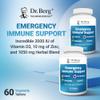 Dr. Berg Emergency Immune Support w/Echinacea - Potent Blend of Herbal Extracts (Warning: Strong Herbal Smells) - Immune Support Supplement Includes 2,000 IUs of Vitamin D & 10mg of Zinc - 60 Tablets view 4