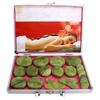 VEXIGO 21PCS of Olive Jade Massage Hot Stone Set with Heater, Energy Stone Scraping Board Set Suitable for Professional or Home SPA Relaxation Treatment view 1