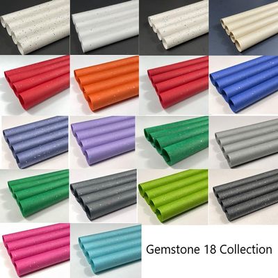 BellaPack 18 Gemstone Collections Gift Tissue Paper 20x20" 24 Flat Sheets/Pack! (Black With 5 Color Gemstone)