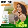 Amla Capsules 1500mg -120 Veg Capsules. Raw and Pure Natural Vitamin C, Naturally Boosts Immunity, Skin Glow, Energy & Abundant Antioxidants. Whole Green SuperFood Nutrition. Non GMO-Gluten Free. view 3