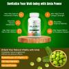Amla Capsules 1500mg -120 Veg Capsules. Raw and Pure Natural Vitamin C, Naturally Boosts Immunity, Skin Glow, Energy & Abundant Antioxidants. Whole Green SuperFood Nutrition. Non GMO-Gluten Free. view 4