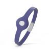 Divoti Sensor Cover Armband for Dexcom G7 | Adjustable, Trim-to-Fit CGM Holder | Adhesive-Free, Hypoallergenic Silicone | Secure, Comfortable Fit for Active Daily Wear & All Arm Sizes- Carmella Blue view 1