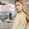 Divoti Sensor Cover Armband for Dexcom G7 | Adjustable, Trim-to-Fit CGM Holder | Adhesive-Free, Hypoallergenic Silicone | Secure, Comfortable Fit for Active Daily Wear & All Arm Sizes- Carmella Blue view 4