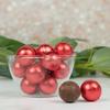 102 Pcs Red Candy Milk Chocolate Balls (1.5 lbs - Appox. 102 Pcs) view 1