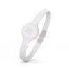 Divoti Sensor Cover Armband for Dexcom G7 | Adjustable, Trim-to-Fit CGM Holder | Adhesive-Free, Hypoallergenic Silicone | Secure, Comfortable Fit for Active Daily Wear & All Arm Sizes- White view 1