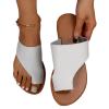 WCXTY Hallux Valgus Womens Beach Sandals,Spring Casual Big Toe Foot Correction Slippers,Summer Lightweight Non-Slip Orthopedic Bunion Flip Flops,for Walking/Outdoor Travel (Color : White, Size : 7) view 1