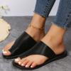 WCXTY Hallux Valgus Womens Beach Sandals,Spring Casual Big Toe Foot Correction Slippers,Summer Lightweight Non-Slip Orthopedic Bunion Flip Flops,for Walking/Outdoor Travel (Color : Black, Size : 7) view 4