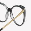 URISMO Stylish Cat Eye Reading Glasses, Cute Cateye Blue Light Blocking Computer Goggle Readers, Anti Eye Strain Eyeglasses (Color : Tortoiseshell, Size : +350) view 4