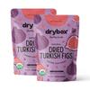 Drybox Organic Turkish Dried Figs 2 Pack, Smyrna Fig No Sugar Added Unsulfured Unsweetened Non-GMO - Dried Fruit for Snacking 1 lb per bag resealable -Total 2 lbs view 1