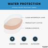 Flexd - Freestyle Waterproof Sensor Covers for Libre 2 & 3 - (30 Pcs) - Libre 3 Sensor Covers - CGM Adhesive Patches - Without Adhesive in The Center - (Oval - 2 Layers - Tan) view 2