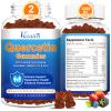 2 Pack Quercetin with Bromelain Gummies, Quercetin 1200MG with Vitamin C Zinc & Elderberry for Immune System & Allergy, Chewable & Vegan Gummies, Mixed Berry Flavor 120 Cts view 1