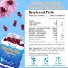 2 Pack Quercetin with Bromelain Gummies, Quercetin 1200MG with Vitamin C Zinc & Elderberry for Immune System & Allergy, Chewable & Vegan Gummies, Mixed Berry Flavor 120 Cts view 4