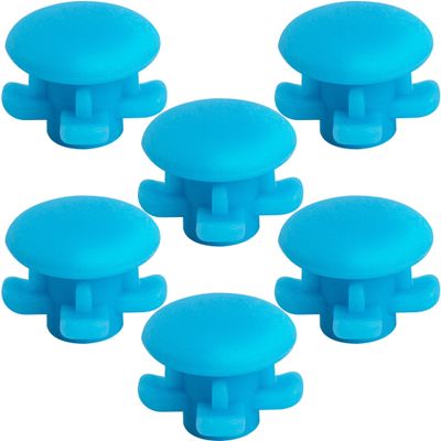 6 Pcs Replacement Part Reservoir Tank Valve Rubber Gasket, Blue Washer Reservoir Plug Compatible with Waterpik Water Flossers WP900, WP112, WP250, WP300, Ultra, Nano, Traveler, VAVA, H2o (Blue)