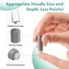 CareLiving Safety Lancets, 100 Count Sterile, Push Button Activated, 30 Gauge Needle, 1.8 mm, Single-Use, Gentle for Comfortable Testing view 3