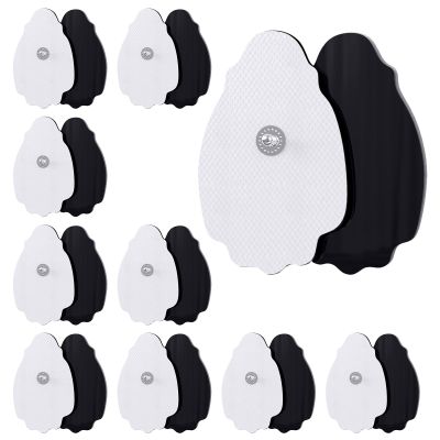 20-Pack TENS/EMS Unit Replacement Pad for More Than 30 Times Use, TEC.BEAN Latex-Free TENS Electrode Pads Set with Upgraded Self-Stick Performance, Compatible with MEDVICE,Belifu EMS Machine