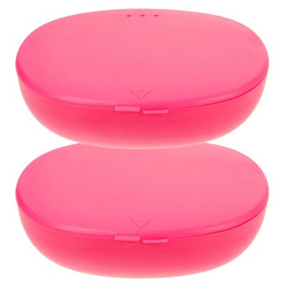 FOMIYES 2pcs Box Cup Storage Box Silicone Case Period Cup Holder Silicone Container Cups Containers Storage Rack Travel Sanitary Napkin
