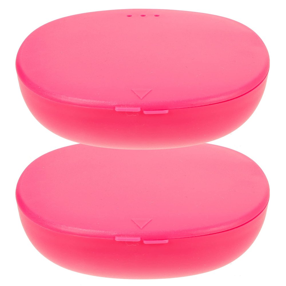 FOMIYES 2pcs Box Cup Storage Box Silicone Case Period Cup Holder Silicone Container Cups Containers Storage Rack Travel Sanitary Napkin