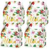 Glenmal 24 Pcs Hawaiian Aloha Party Boxes Tiki Luau Treat Goodie Candy Boxes with Handles - Tropical Themed Summer Party Supplies(Aloha) view 1