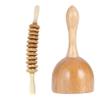 1 Set Massager Scraper Household Appliances Household Tools Massagers Massaging Cup Cupping Wooden Guasha Roller Manual Massage Tool Scraping Board view 1