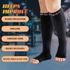 EVOPLECI 20-30mmhg Black Compression Socks for Women Nursing and Man Tight Stockings Support Socks for Women Compression Varicose Veins,Running,Nursing,Athletic Sports (BLACK M) view 3