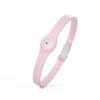 Divoti Glucose Monitor Sensor Cover Armband Compatible for Freestyle CGM Libre 3| Silicone Adjustable Trim to Fit, & Quickly Put-on- Waterproof, Hypoallergenic Baby Pink view 1