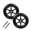 12 Inch Wheelchair Rear Wheel Accessories,12 1/2x2 1/4, Non-Pneumatic Solid Tires, Suitable for Most Manual Wheelchairs, Bearing 12mm(1/2inch), 1 Pair view 1