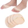 2 Pairs Soft Elastic High Heeled Shoes Forefoot Pad for Stress Relief Pain Relief Patch Skin Color Non-Slip Design view 1