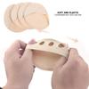 2 Pairs Soft Elastic High Heeled Shoes Forefoot Pad for Stress Relief Pain Relief Patch Skin Color Non-Slip Design view 2