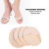 2 Pairs Soft Elastic High Heeled Shoes Forefoot Pad for Stress Relief Pain Relief Patch Skin Color Non-Slip Design view 3