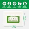 100% Compostable Snack Zip Bag | ECO-Friendly Small Storage Bags | Freezer Bag | Plant-Based BPA-free | Seal well for Cookie, Chips and Snack (2, Small) view 3