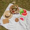 KRE Watermelon Round Fruit Inspired Paper Party Napkins 16 Counts per Pack Disposable Paper Napkin for Summer Harvest Fruits Hand Towel Picnic Parties Dinner Table Decoration Pack of 2 with Bonus Eeuy view 4