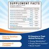 Surebounty 8-in-1 Vitamin B Complex Capsules for Women & Men, Super B Complex Vitamins, B12, B1, B2, B3, B5, B6, B9, Biotin, Folate, Methylated Forms, Energy, Nerve, Blood Support, 60 Caps view 2
