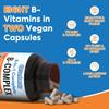 Surebounty 8-in-1 Vitamin B Complex Capsules for Women & Men, Super B Complex Vitamins, B12, B1, B2, B3, B5, B6, B9, Biotin, Folate, Methylated Forms, Energy, Nerve, Blood Support, 60 Caps view 3