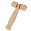 Healeved 2pcs Wooden Massage Roller for Deep Tissue Relief Portable Face and Neck Tool for Muscle Relaxation Ergonomic Design for Comfort and Convenience for Home Use view 4