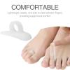 4Pairs Gel Hammer Toe Crest Cushions, Corrector Crests Relieve Foot Pain, Pressure, Discomfort, One Loop Design Hammertoe Gel Support Pads, Flexible Silicone Comfort view 3