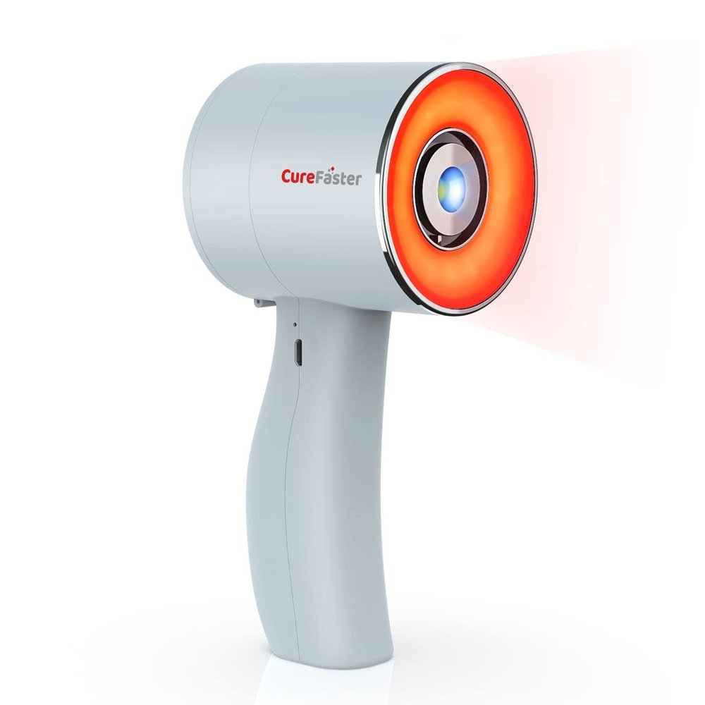 Curefaster Red Light Therapy for Joints & Muscles Pain Relief, Portable Wound Care for Epidermal Allergic Skin, Bed Pressure Sores Ulcers Diabetic Cuts Wounds