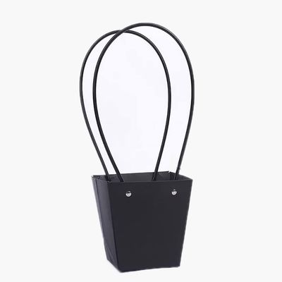 10PCS Flower Gift Bags Paper Bouquet Bags, Kraft Paper Flower Bouquet Bags with Handle, Waterproof Bouquet Flower Wrapping Boxes for Mother's Day Wedding Birthday Anniversary Valentine Day