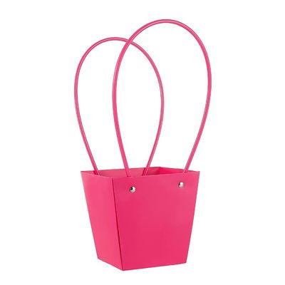 10PCS Flower Gift Bags Paper Bouquet Bags, Paper Flower Bouquet Bags with Handle, Waterproof Bouquet Flower Wrapping Boxes for Mother's Day Wedding Birthday Anniversary Valentine Day