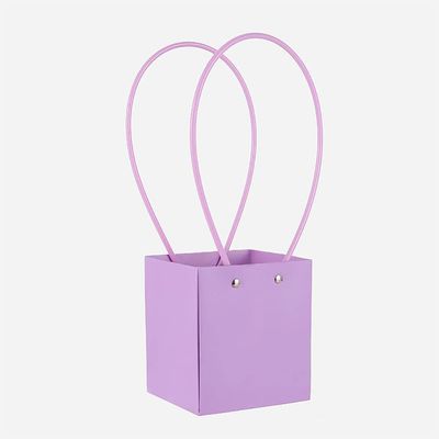 10PCS Flower Gift Bags Paper Bouquet Bags, Paper Flower Bouquet Bags with Handle, Waterproof Bouquet Flower Wrapping Boxes for Mother's Day Wedding Birthday Anniversary Valentine Day