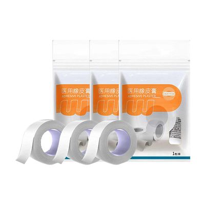 1" X 5yd Surgical Tape Medical Tape 3 Rolls Waterproof Breathable Adhesive Hypoallergenic First Aid Tape for Sensitive Skin for Wound Care - with Self Sealing (1In*5yd)
